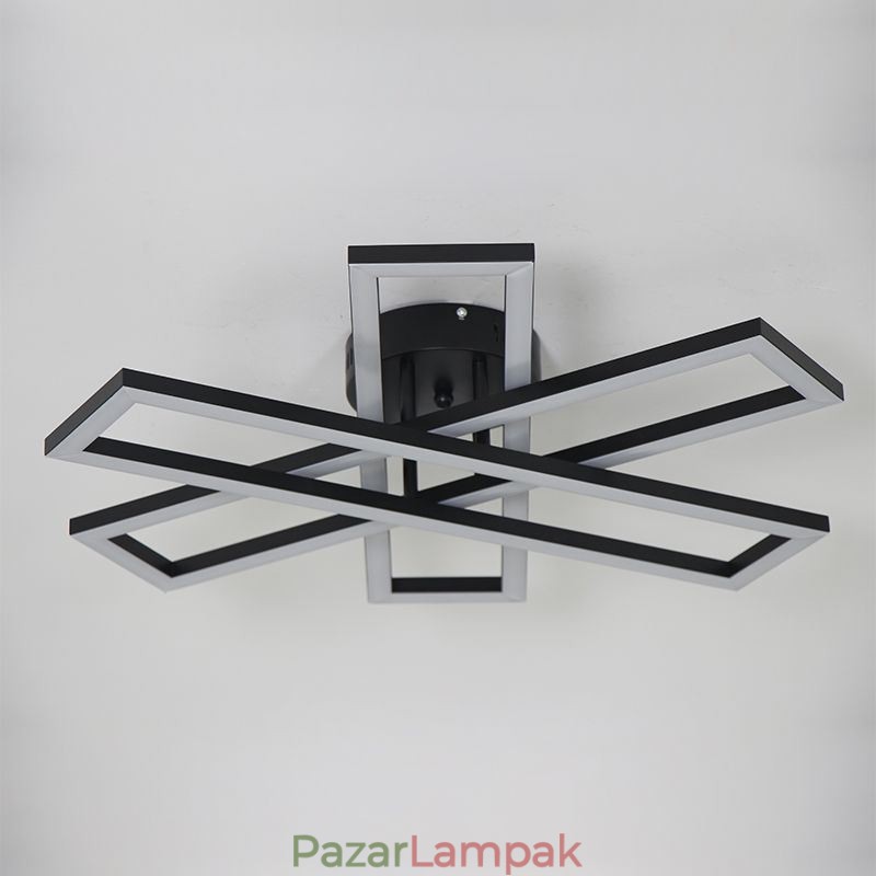 Minimalista süllyesztett alumínium Art szélmalom mennyezeti lámpa