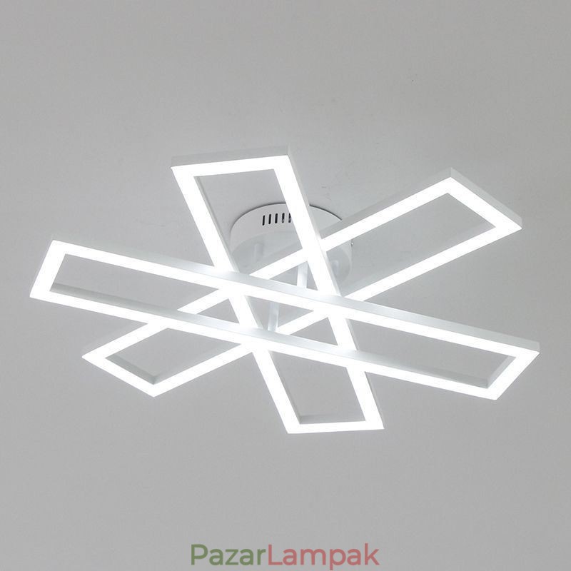 Minimalista süllyesztett alumínium Art szélmalom mennyezeti lámpa