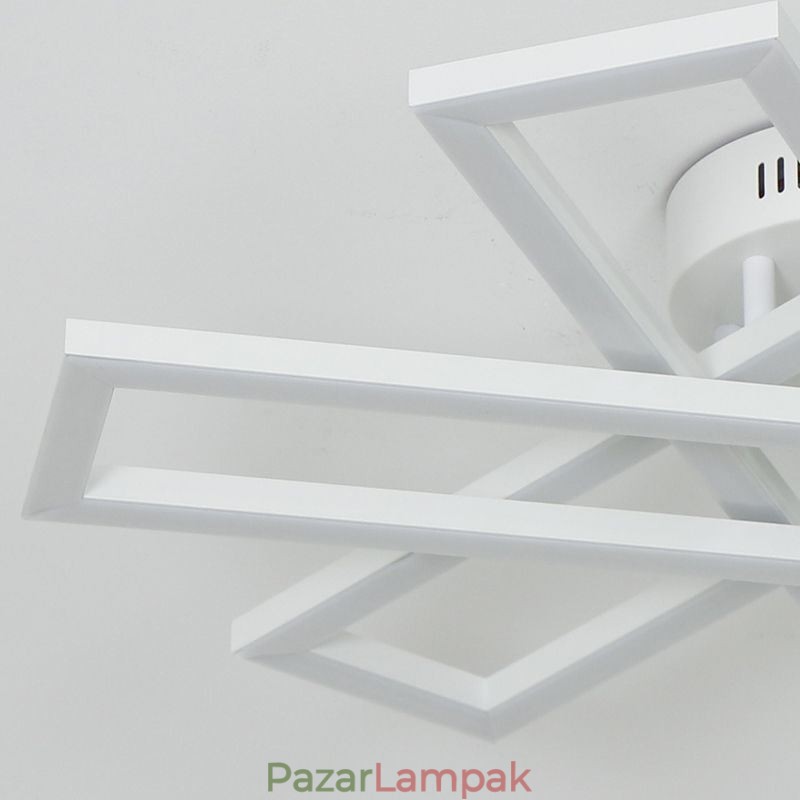 Minimalista süllyesztett alumínium Art szélmalom mennyezeti lámpa