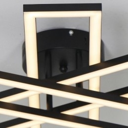 Minimalista süllyesztett alumínium Art szélmalom mennyezeti lámpa