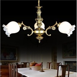 Bronz csillár Three Lights European Retro Classic