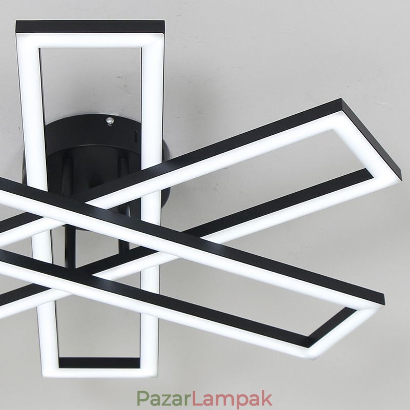 Minimalista süllyesztett alumínium Art szélmalom mennyezeti lámpa