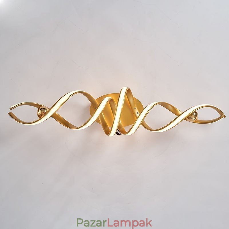 Modern süllyesztett alumínium Art spirál mennyezeti lámpa
