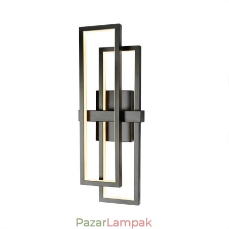 Minimalista süllyesztett alumínium művészeti geometriai négyzet alakú mennyezeti lámpa