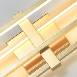 Minimalista süllyesztett alumínium művészeti geometriai négyzet alakú mennyezeti lámpa