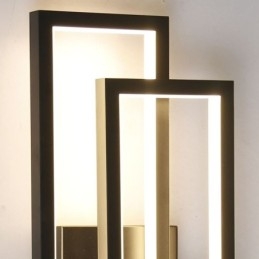 Minimalista süllyesztett alumínium művészeti geometriai négyzet alakú mennyezeti lámpa