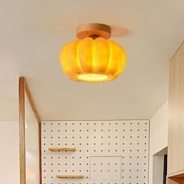 Egyfejes Pumpkin süllyesztett japán retro mennyezeti lámpák