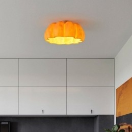 Egyfejes Pumpkin süllyesztett japán retro mennyezeti lámpák