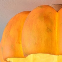 Egyfejes Pumpkin süllyesztett japán retro mennyezeti lámpák