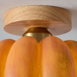 Egyfejes Pumpkin süllyesztett japán retro mennyezeti lámpák
