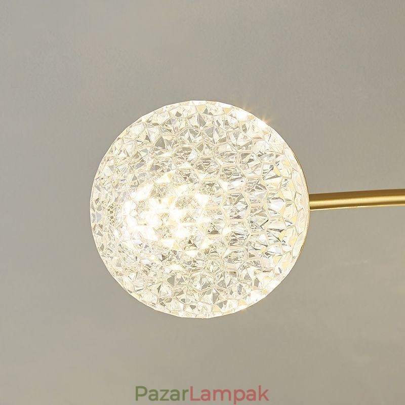 Modern süllyesztett arany mennyezeti lámpa dekoratív lámpatest