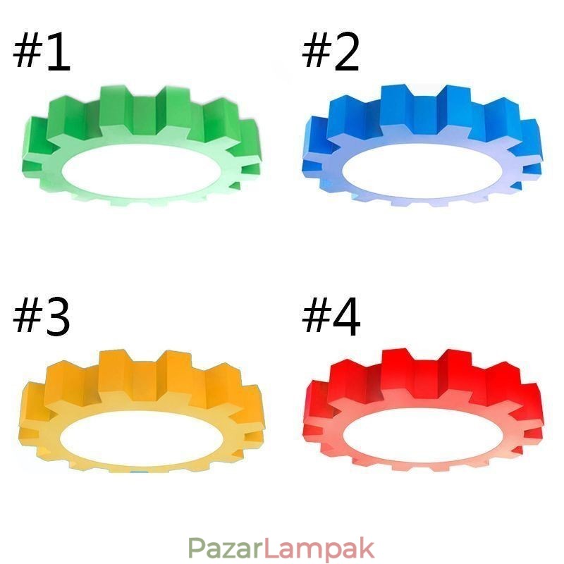 Rajzfilm mennyezeti lámpa modern süllyesztett tartó