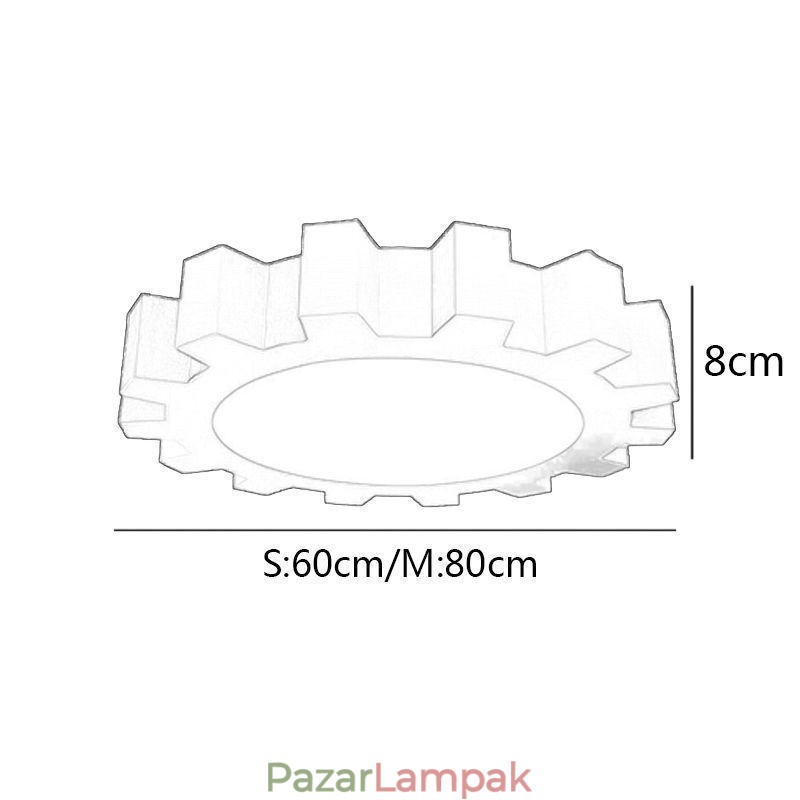 Rajzfilm mennyezeti lámpa modern süllyesztett tartó