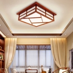 Retro stílusú mennyezeti lámpa, négyzet alakú süllyesztett tartó