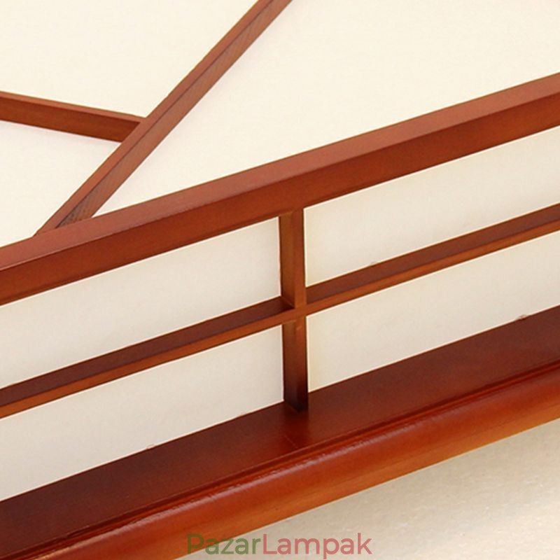 Retro stílusú mennyezeti lámpa, négyzet alakú süllyesztett tartó