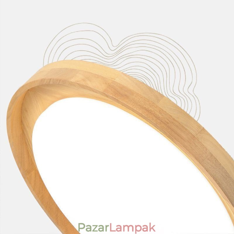 Modern mennyezeti lámpa Fa akril kerek mennyezeti lámpa