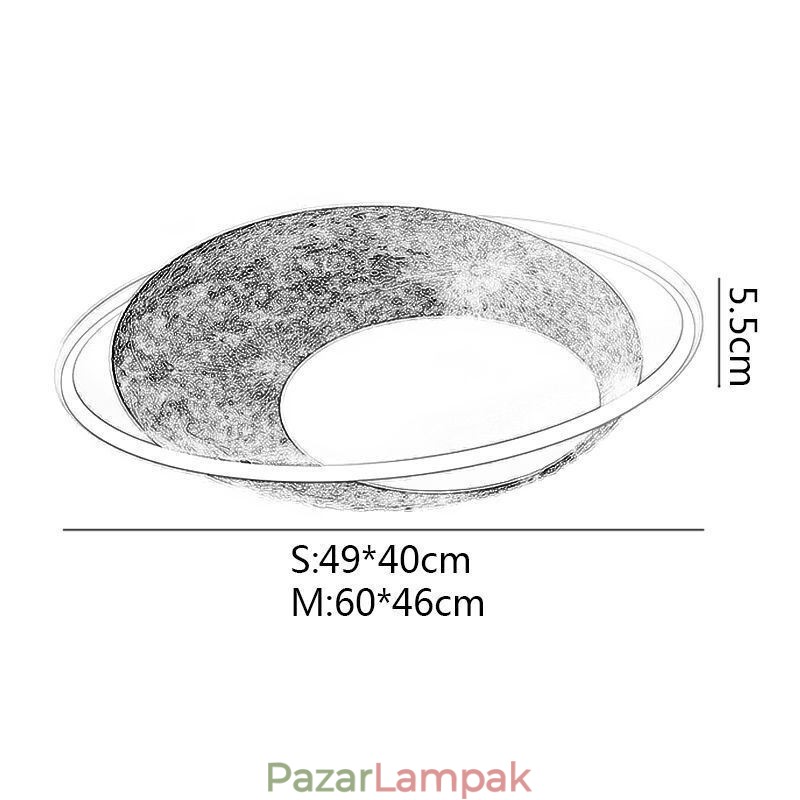 Mennyezeti lámpa süllyesztett Hold mennyezeti lámpa