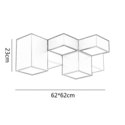 Modern mennyezeti lámpa Rubik-kocka mennyezeti világítás