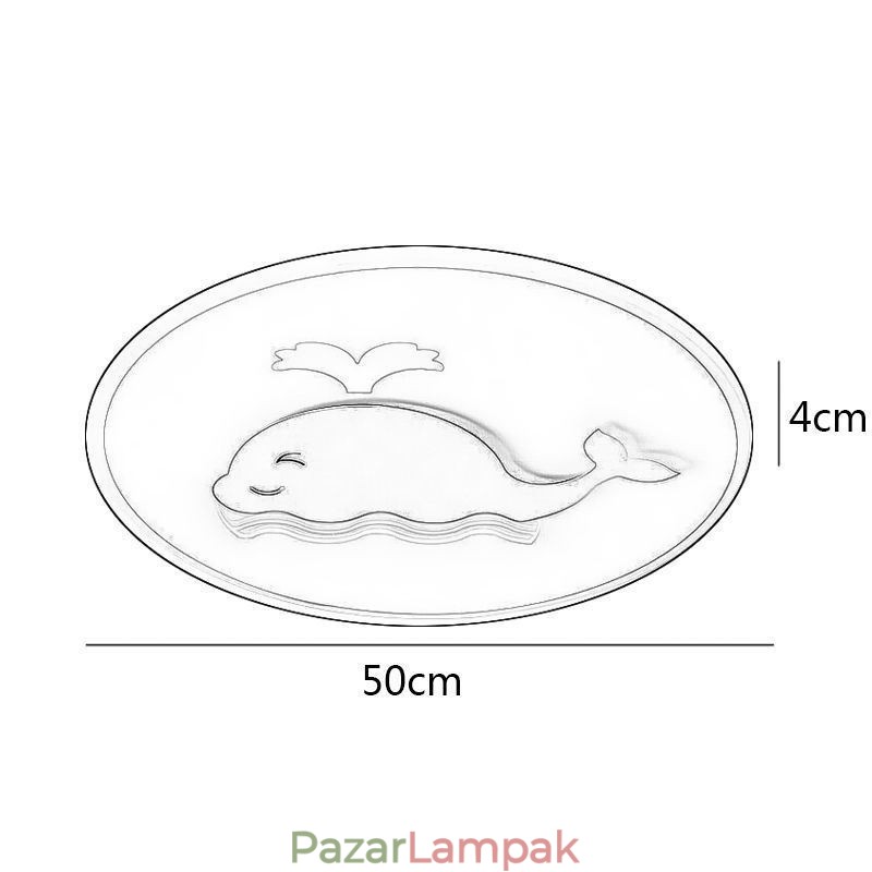 Modern kreatív mennyezeti lámpa bálna mennyezeti lámpa