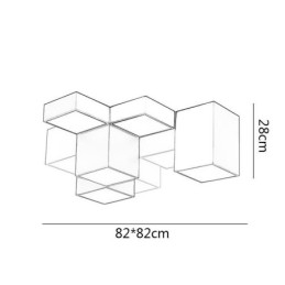 Modern mennyezeti világító kocka mennyezeti lámpa