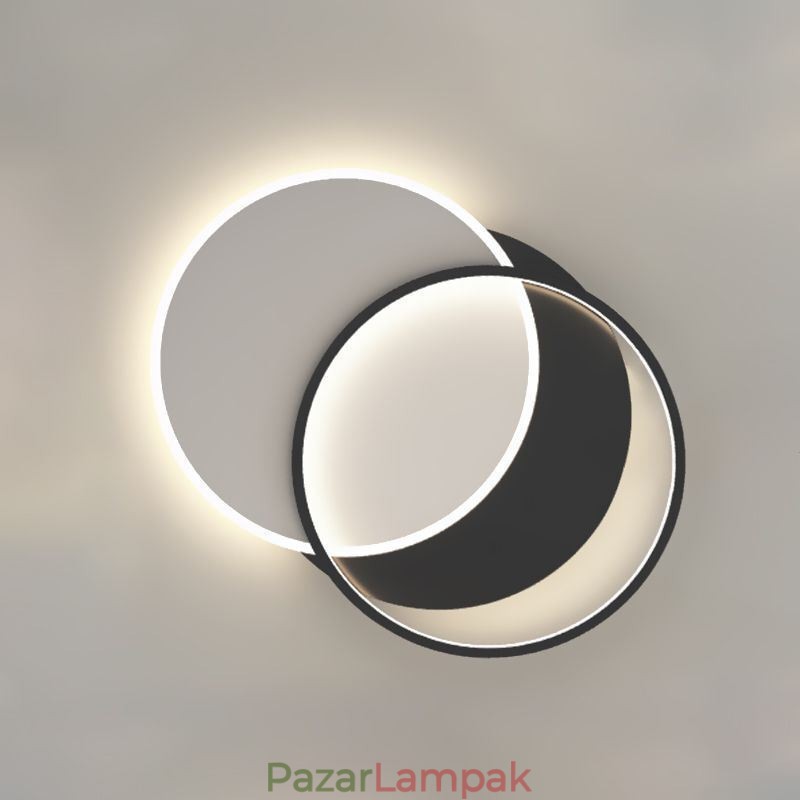 Kreatív mennyezeti lámpa, kerek kör alakú mennyezeti lámpa