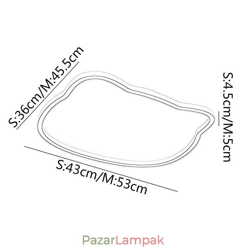Modern mennyezeti lámpák macskaarcú mennyezeti lámpa