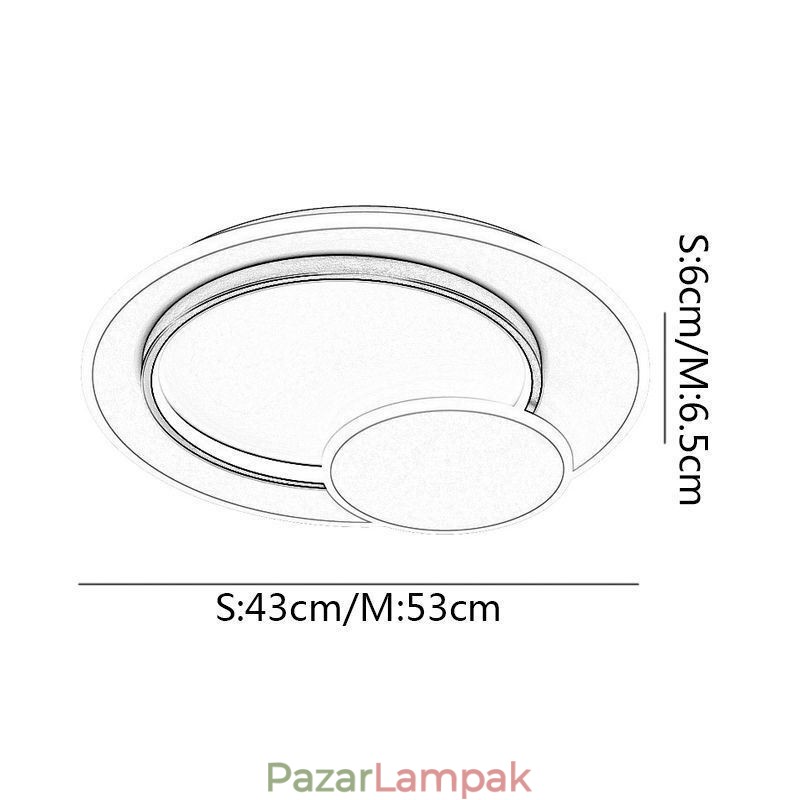Modern mennyezeti lámpa kerek mennyezeti lámpa