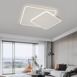 Modern süllyesztett geometriai négyzet alakú mennyezeti lámpa