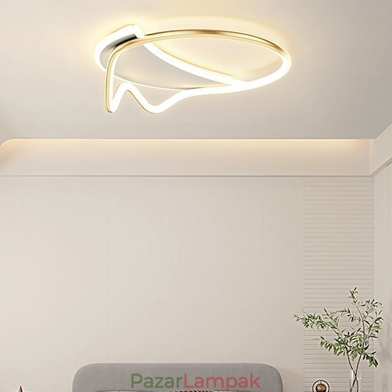 Modern mennyezeti lámpa lakberendezési gyűrűs mennyezeti lámpa