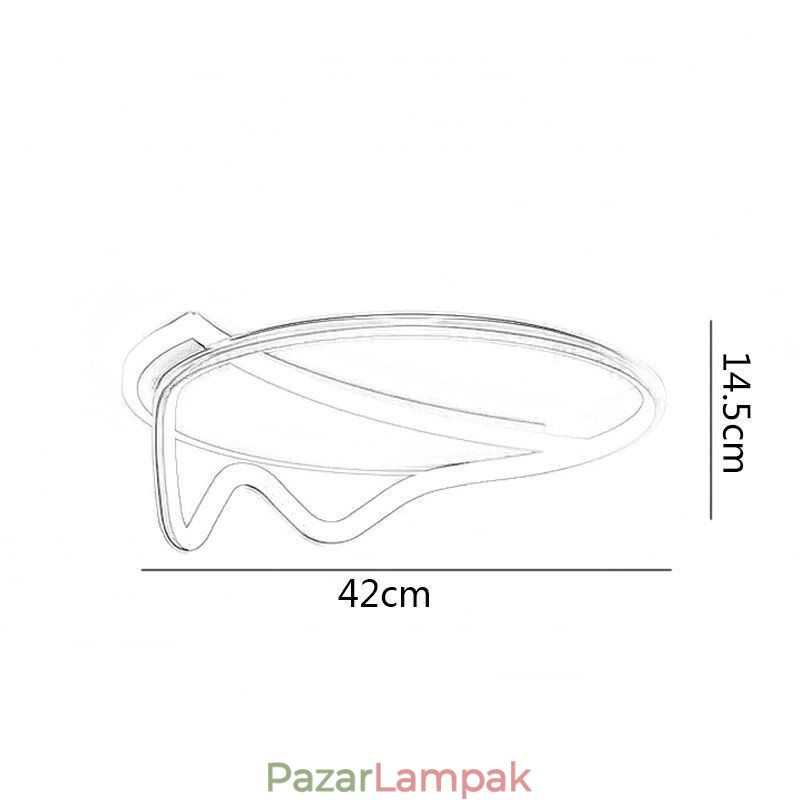 Modern mennyezeti lámpa lakberendezési gyűrűs mennyezeti lámpa