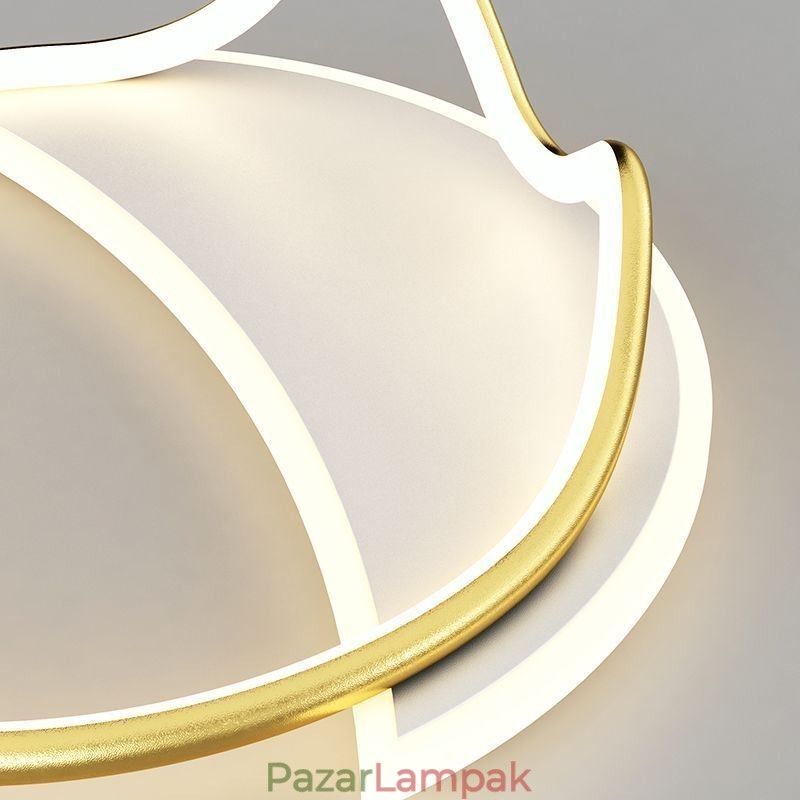 Modern mennyezeti lámpa lakberendezési gyűrűs mennyezeti lámpa