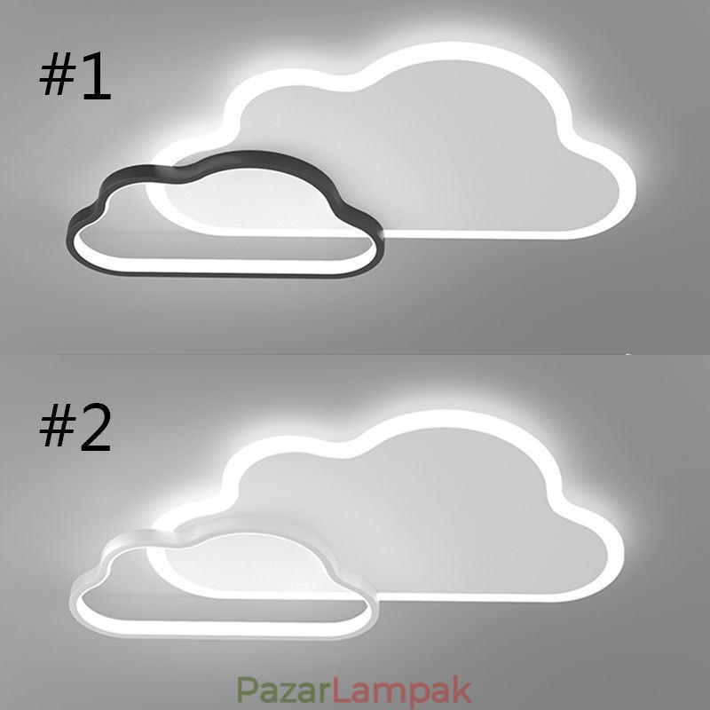 Modern mennyezeti lámpa Kreatív felhő dekorációs lámpa