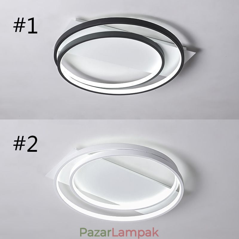 Modern mennyezeti lámpa, kerek, süllyesztett mennyezeti lámpa
