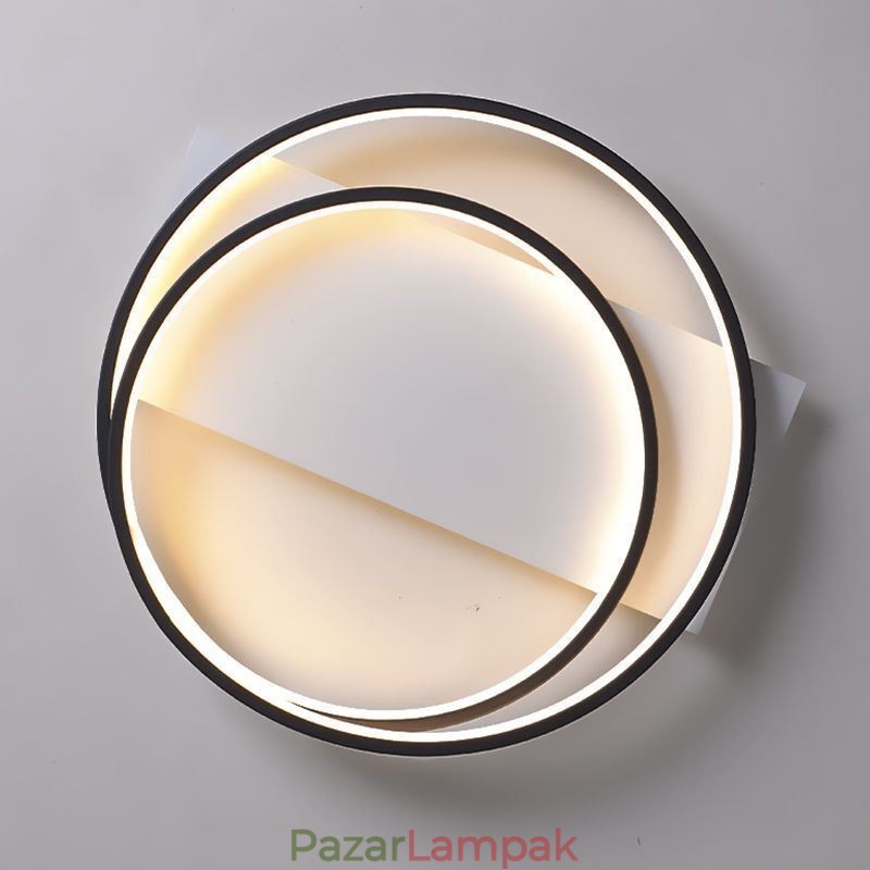 Modern mennyezeti lámpa, kerek, süllyesztett mennyezeti lámpa
