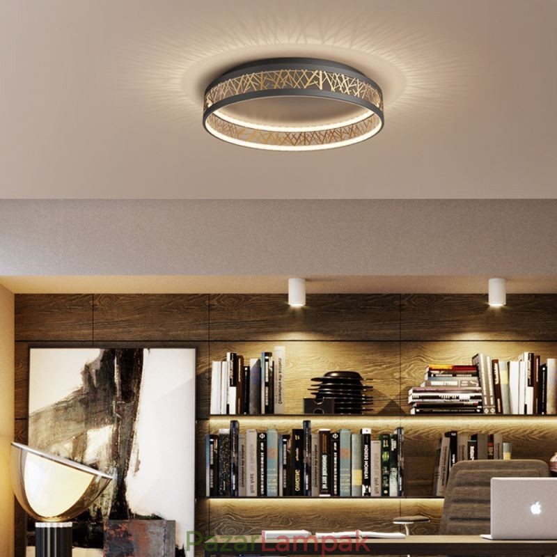 Mennyezeti Light Bird Nest kerek lámpa modern lámpatestek