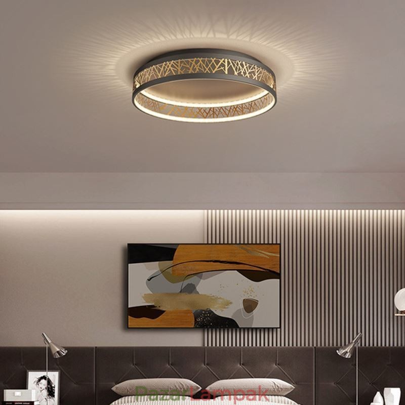 Mennyezeti Light Bird Nest kerek lámpa modern lámpatestek