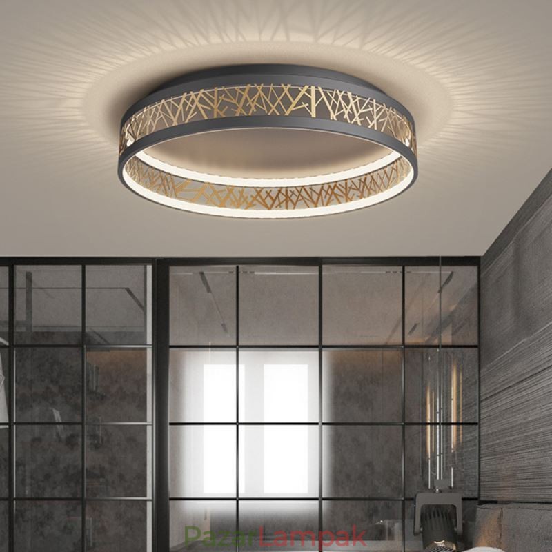 Mennyezeti Light Bird Nest kerek lámpa modern lámpatestek