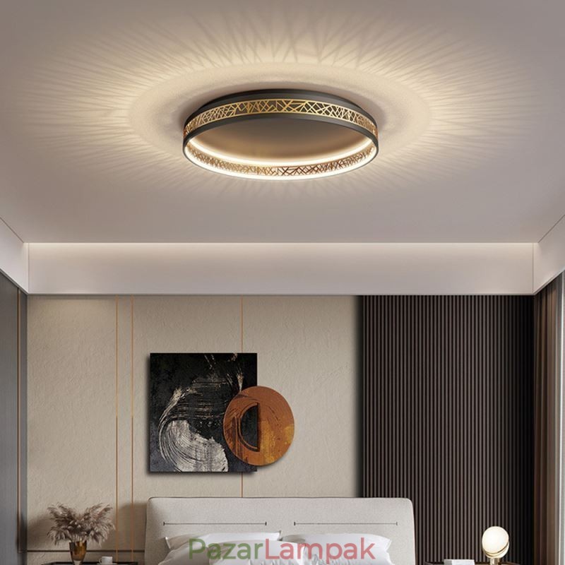 Mennyezeti Light Bird Nest kerek lámpa modern lámpatestek