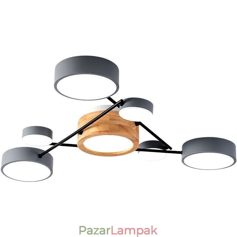 Modern molekula alakú akril mennyezeti lámpa