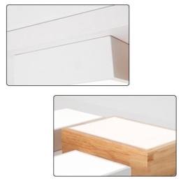 Modern akril mennyezeti fény, geometrikus fa mennyezeti lámpa