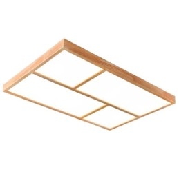 Modern mennyezeti lámpa, minimalista fa stílusú, süllyesztett mennyezeti lámpatest