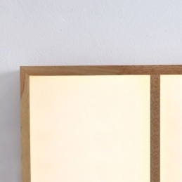 Modern mennyezeti lámpa, minimalista fa stílusú, süllyesztett mennyezeti lámpatest