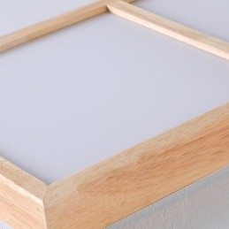 Modern mennyezeti lámpa, minimalista fa stílusú, süllyesztett mennyezeti lámpatest