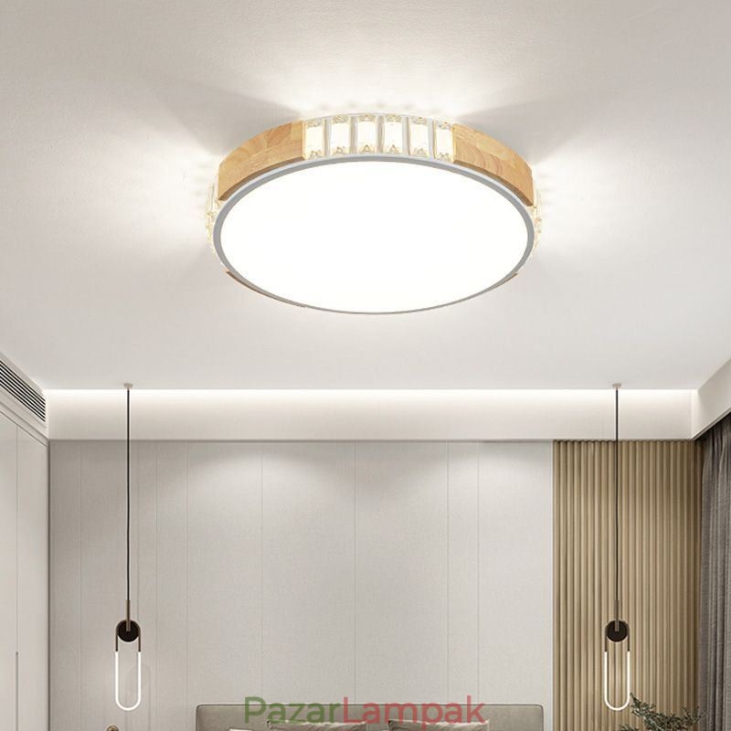 Japán mennyezeti lámpa, minimalista süllyesztett lámpatest
