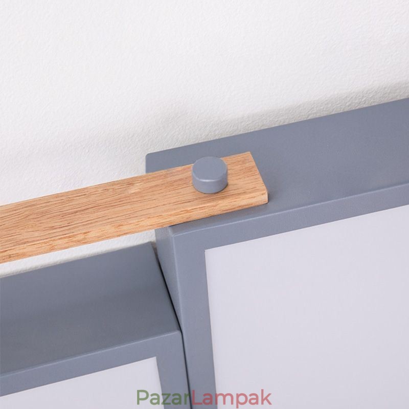 Modern mennyezeti lámpa, téglalap alakú mennyezeti lámpa