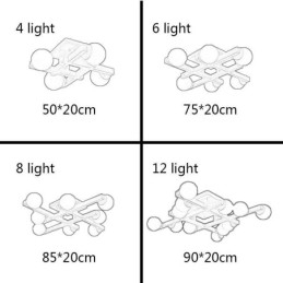 Japán fa mennyezeti fény Magic Bean molekuláris mennyezeti lámpa