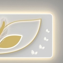 Luxus mennyezeti lámpa Kreatív Leaf Design mennyezeti lámpa