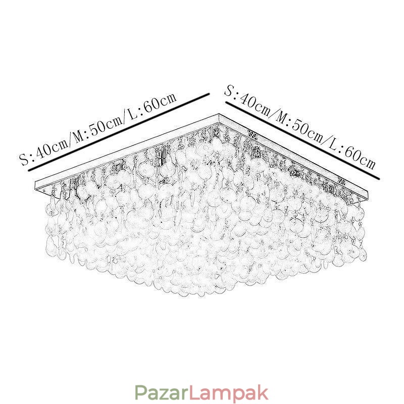 Modern, fehér héjú mennyezeti lámpatest süllyesztett csillár