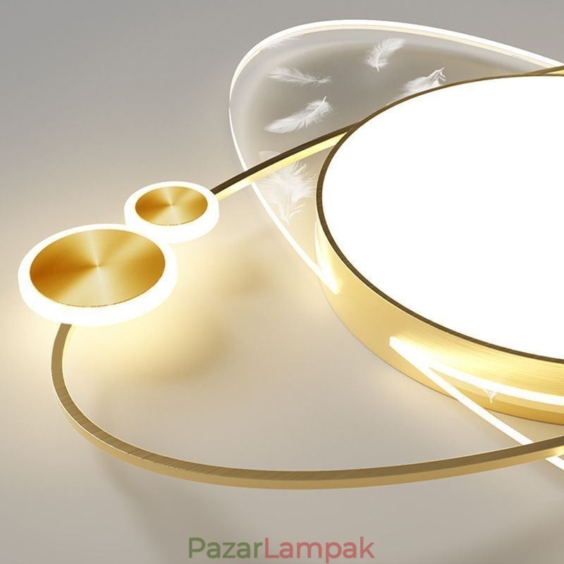 Mennyezeti lámpa Modern süllyesztett mennyezeti lámpa bolygó alakú
