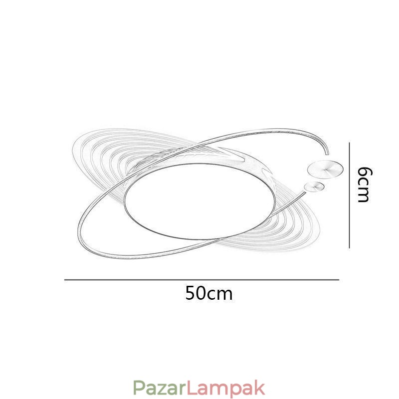 Modern süllyesztett világítás Kreatív Planet mennyezeti lámpatest